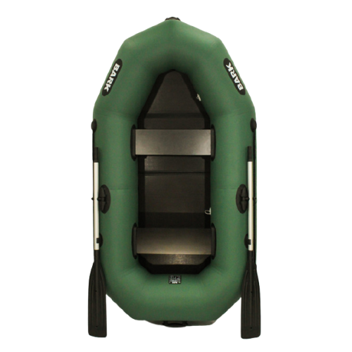 Двомісний надувний гребний човен Bark книжка, 2400х1200х320 мм, код: В-240D-KN
