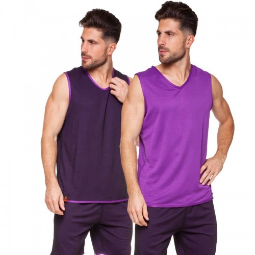 Форма баскетбольна чоловіча двостороння одношарова PlayGame Lingo Ease 5XL (ріст 185-190) фіолетовий, код: LD-8801_5XLV-S52