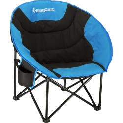 Крісло KingCamp Moon Leisure Chair 840х700х800 мм, темно-синій код: KC3816 Black/Blue