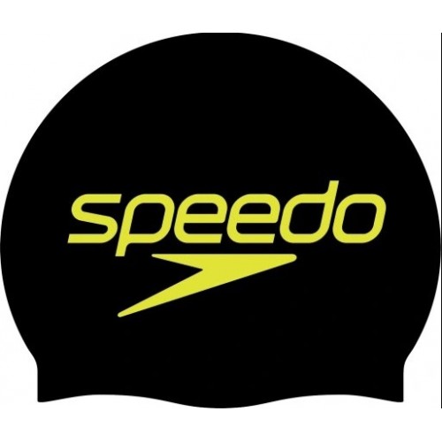Шапка для плавання Speedo Slogan PRT Cap AU/AF/AM чорний, код: 5059937796253