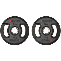 Олімпійські диски професійні Hammer PU Weight Discs 2х5 кг, код: 17042-S25