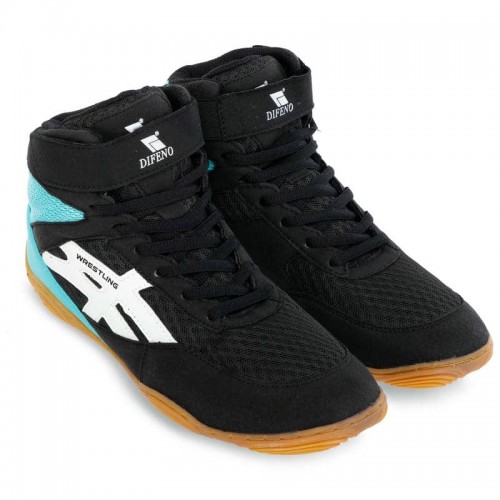 Борцівки Wrestling Difeno розмір 37, чорний-м"ятний, код: W-4010-4_37BKM