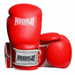 Боксерські рукавиці PowerPlay червоні 8 унцій, код: PP_3019_8oz_Red