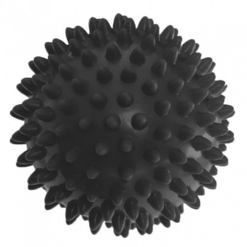 Масажний м"ячик EasyFit PVC 7,5 см чорний, код: EF-1063-B-EF