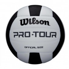 М"яч волейбольний Wilson Pro Tour VB №5, білий-чорний, код: 887768759230