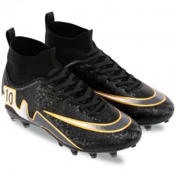 Бутси футбольні дитячі з носком PlayGame розмір 39, чорний, код: 2499-35-39-3_39