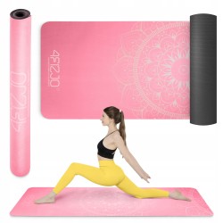 Килимок для йоги та фітнесу 4Fizjo замша 1830x610x15 мм, рожевий, код: P-5905973404419 Килимок для йоги та фітнесу 4Fizjo замша 1830x610x15 мм, рожевий, код: P-5905973404419
