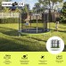 Садовий батут Zipro Jump Pro з внутрішньою сіткою 6FT 183 см, зелений-чорний, код: M-12578743-IN