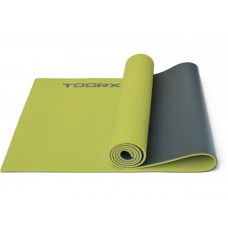 Килимок для йоги та фітнесу Toorx Yoga 1730х600х6 мм, зелений-антрацит, код: 931138-SVA