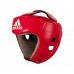 Шолом боксерський Adidas з ліцензією Aiba, розмір XL, червоний, код: 15570-507