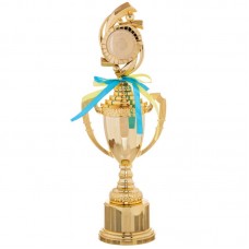 Кубок спортивний з ручками та кришкою PlayGame Chic висота 39см, золотий, код: C-8972C-S52
