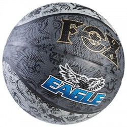 М"яч баскетбольний Fox Eagle чорний, код: Fox-2-WS