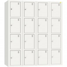 Металеві коміркові шафи 500х1600х1800 мм, код: ШЯ-400/4-4 Металеві коміркові шафи 500х1600х1800 мм, код: ШЯ-400/4-4