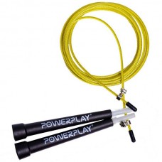 Скакалка скоростная PowerPlay Yellow, код: PP_4202_Yellow