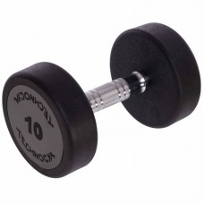 Гантель цільна професійна TechnoGym 1х10кг, код: LN-1254-10-S52 Гантель цільна професійна TechnoGym 1х10кг, код: LN-1254-10-S52