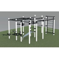 Вуличний спортивний комплекс Ladas 3060x4720x3000 мм, код: УВ-14 Вуличний спортивний комплекс Ladas 3060x4720x3000 мм, код: УВ-14