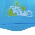 Шапочка для плавання SNS для довгого волосся KW-3Г blue flowers, синій, код: 11338-SNS