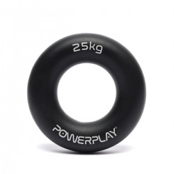 Еспандер кистьовий силіконовий PowerPlay Hand Grip Ring Hard 25 кг, чорний, код: PP_4324_25kg