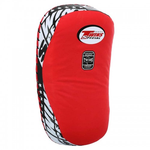 Пади для тайського боксу Тай-педи Twins 200x90x350 мм, 1 шт, червоний, код: BO-5068_R