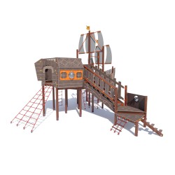 Ігровий комплекс Miros “Галеон” 7860х7290х4760 мм, код: DIO788.1