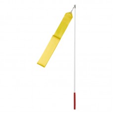 Стрічка гімнастична FitGo 6 м, жовта, код: TA7134-6-Y-WS