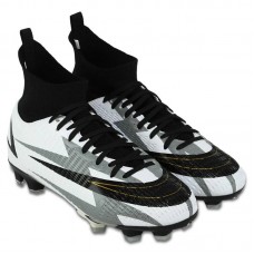 Бутси футбольні підліткові Lijin розмір 39, білий-сірий-чорний, код: 2177-35-39-3_39 Бутси футбольні підліткові Lijin розмір 39, білий-сірий-чорний, код: 2177-35-39-3_39