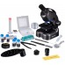 Мікроскоп Bresser Junior CM-04 100x-900x Black з набором для дослідів і адаптером для смартфона (14951), код: 931504-SVA