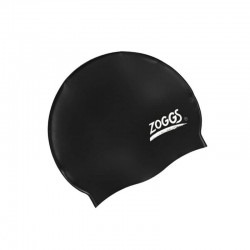 Шапочка для плавання Zoggs Silicone Cap чорна, код: 749266007711