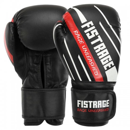 Боксерські рукавиці Fistrage 14 унцій, чорний, код: VL-5119_14BK