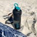 Шейкер спортивний (пляшка) BlenderBottle SportMixer 28oz/820ml Black/Teal (Original), код: SM 28oz Black/Teal