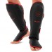 Захист гомілки та стопи для єдиноборств Zelart XL, чорний-червоний, код: BO-3874_XLBK