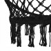 Подвесное кресло-качели (плетеное) Springos черный, код: SPR0022