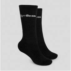 Шкарпетки GymBeam ¾ Socks 3Pack White розмір M/L (36-39), чорний, код: 310111-GB