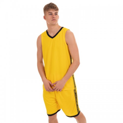Форма баскетбольна чоловіча PlayGame Lingo 4XL (рост 180-185) жовтий, код: LD-8023_4XLY-S52