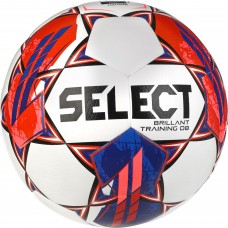 М’яч футбольний Select Brillant Training DB (FIFA Basic) №5, білий-червоний, код: 5703543317165