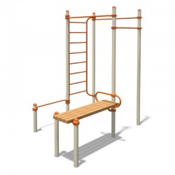 Спортивний комплекс InterAtletika Воркаут 2192х2808х2705 мм, код: S831.8-SM Спортивний комплекс InterAtletika Воркаут 2192х2808х2705 мм, код: S831.8-SM