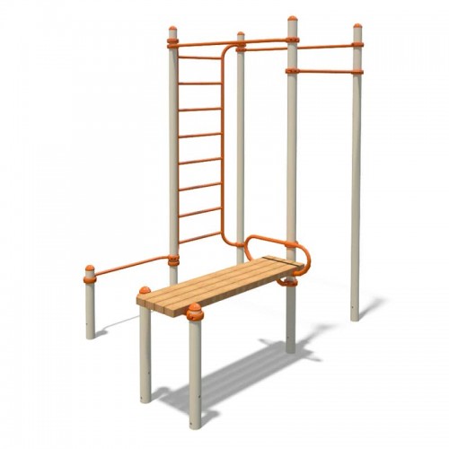 Спортивний комплекс InterAtletika Воркаут 2192х2808х2705 мм, код: S831.8-SM