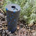 Масажний ролик (роллер) гладкий PowerPlay Mini EPP Foam Roller 150x53 мм, чорний-синій, код: PP_4346_Blue_(15x5)