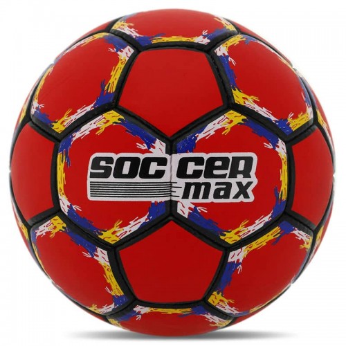 М"яч футбольний Soccermax №5, червоний, код: FB-4360_R