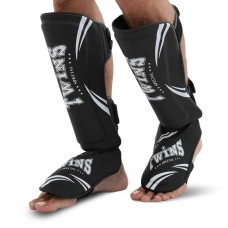 Захист гомілки та стопи для єдиноборств Twins, розмір S, чорний, код: BO-7971_SBK Захист гомілки та стопи для єдиноборств Twins, розмір S, чорний, код: BO-7971_SBK