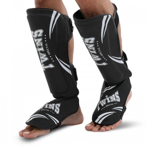 Захист гомілки та стопи для єдиноборств Twins, розмір S, чорний, код: BO-7971_SBK Захист гомілки та стопи для єдиноборств Twins, розмір S, чорний, код: BO-7971_SBK