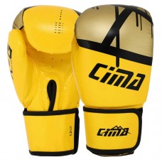 Рукавички боксерські Cima 12 унцій, жовтий, код: BO-8964_12Y