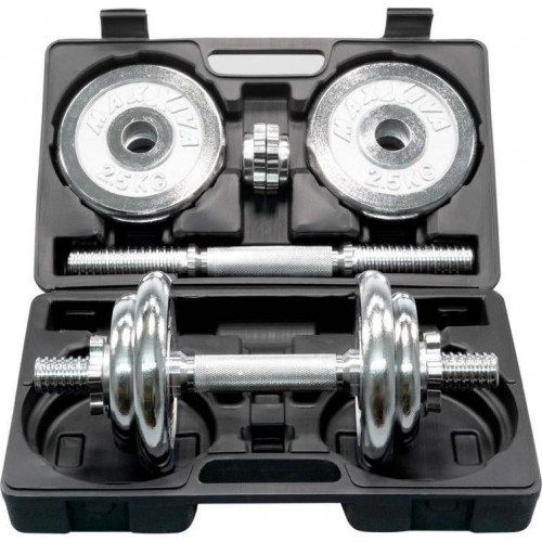 Гантелі Movit Maxxiva D83768 хромовані, 2x10 кг, код: M-11234015-IN