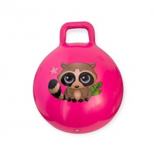 М"яч дитячий стрибун з ручкою SNS 4-D45 45 см, рожевий, код: 18208-SNS М"яч дитячий стрибун з ручкою SNS 4-D45 45 см, рожевий, код: 18208-SNS