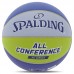 М'яч баскетбольний PU Spalding All Conference №7, синій-жовтий, код: 77394Y-S52