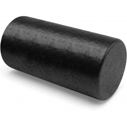 Масажний ролик (роллер) гладкий U-Powex EPP foam roller 300х150 мм, чорний, код: UP_1008_epp_(30cm)