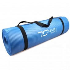 Килимок для йоги та фітнесу 7Sports NBR Yoga Mat+ 180х60х1.5см, блакитний, код: MTS-3 BLUE