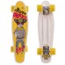 Скейтборд пластиковый Penny Собака 550х145 мм, желтый, код: HB-13-4-S52