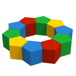 Набір пуфів Галактика Tia-Sport 10 шт, код: sm-1111 Набір пуфів Галактика Tia-Sport 10 шт, код: sm-1111