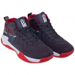 Кросівки для баскетболу Jdan розмір 37 (23,5см), чорний-червоний, код: OB935-1_37BKR